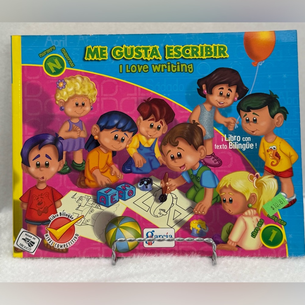 Me Gusta Escribir, I Love Writing - Writing Activity Book (Made in Mexico)